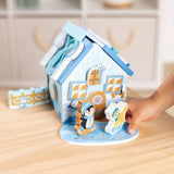 Winter Frost Wooden Gingerbread House Play Set