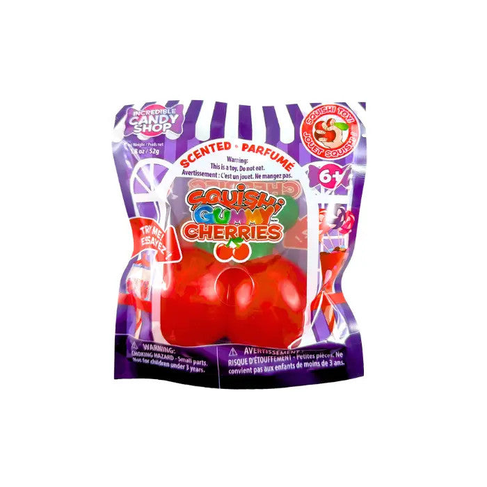Squishi Gummy Cherries Candy Scented