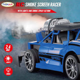 Hyper Drive RC Smoke Screen Racer Blue