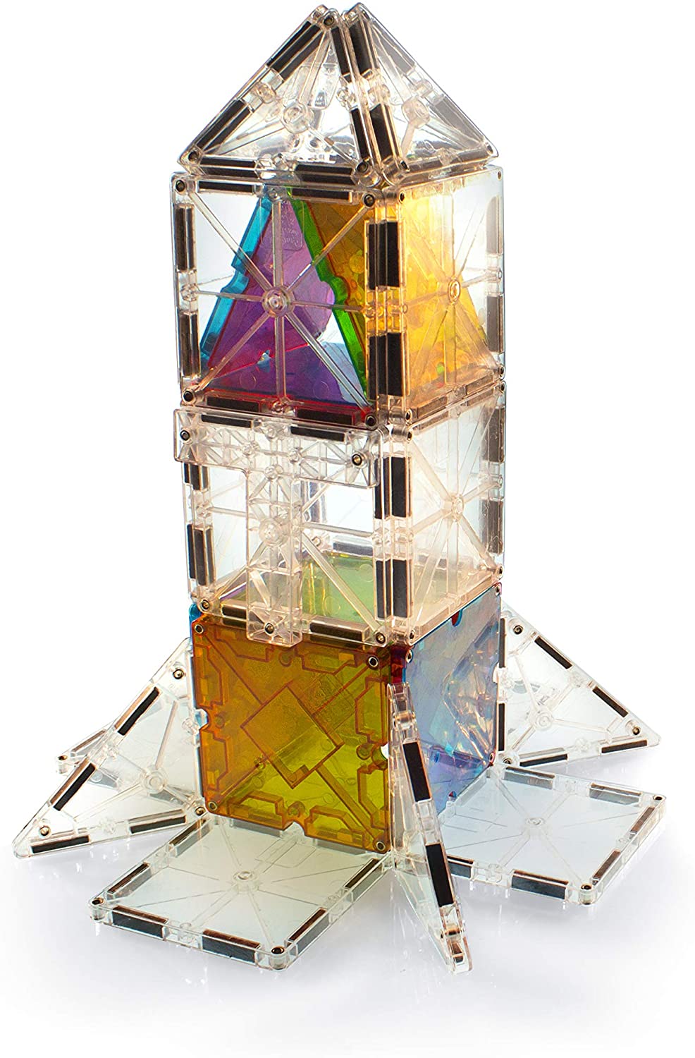 Magna Tiles Free Style Clear Colors 40 piece Set - Toy Box