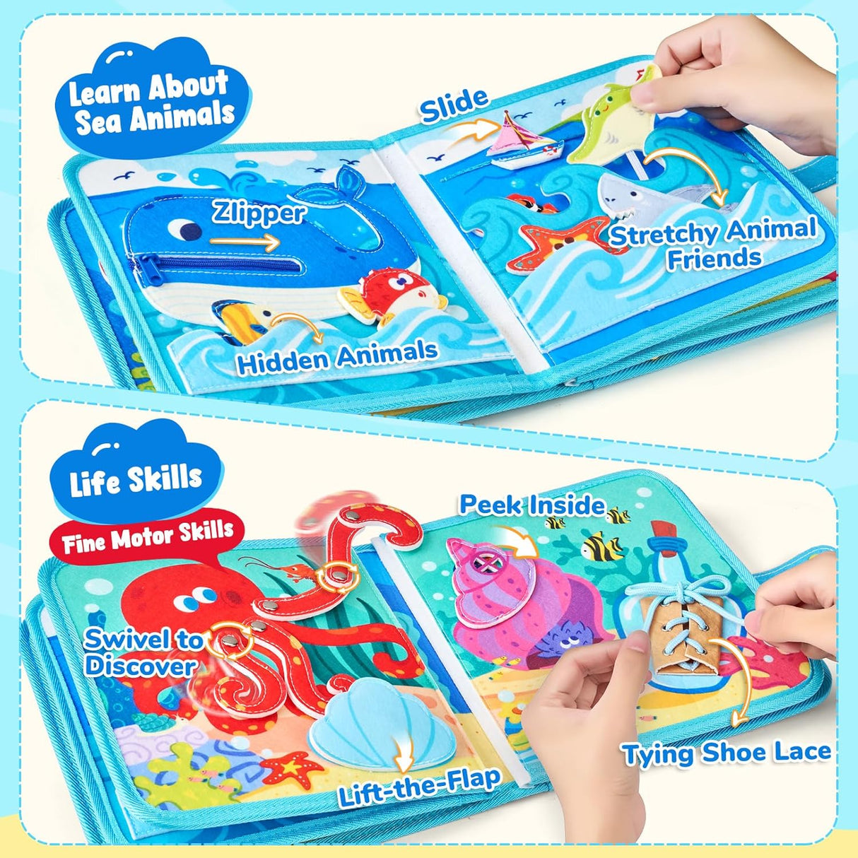 JoyCat Busy Board Ocean