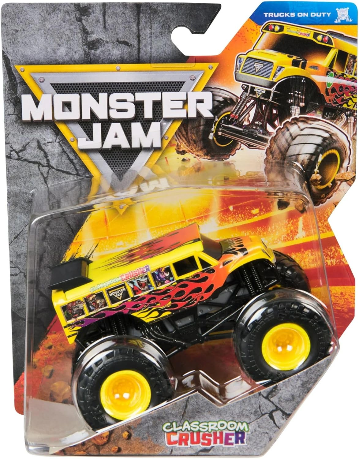 Monster Jam Classroom Crusher Trucks on Duty