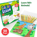 Color and Learn Learn about OVER 160 Animals