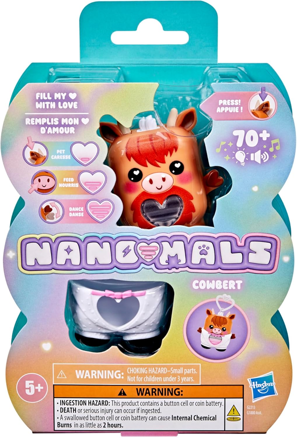 NanoMals Cowbert - Includes 1 Nano-mal