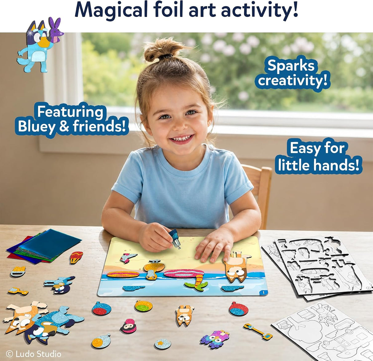Foil Fun Bluey