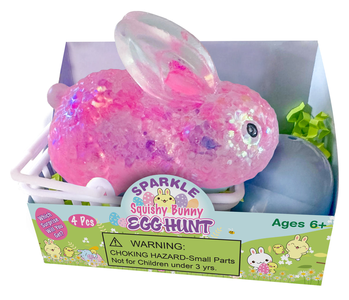 Sparkle Squishy Bunny Egg Hunt