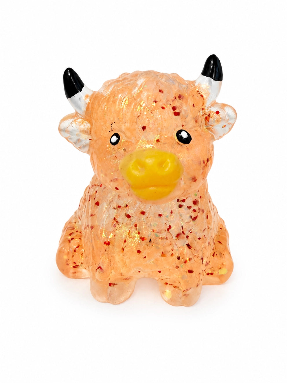 Cute Pinch Glitter Cow