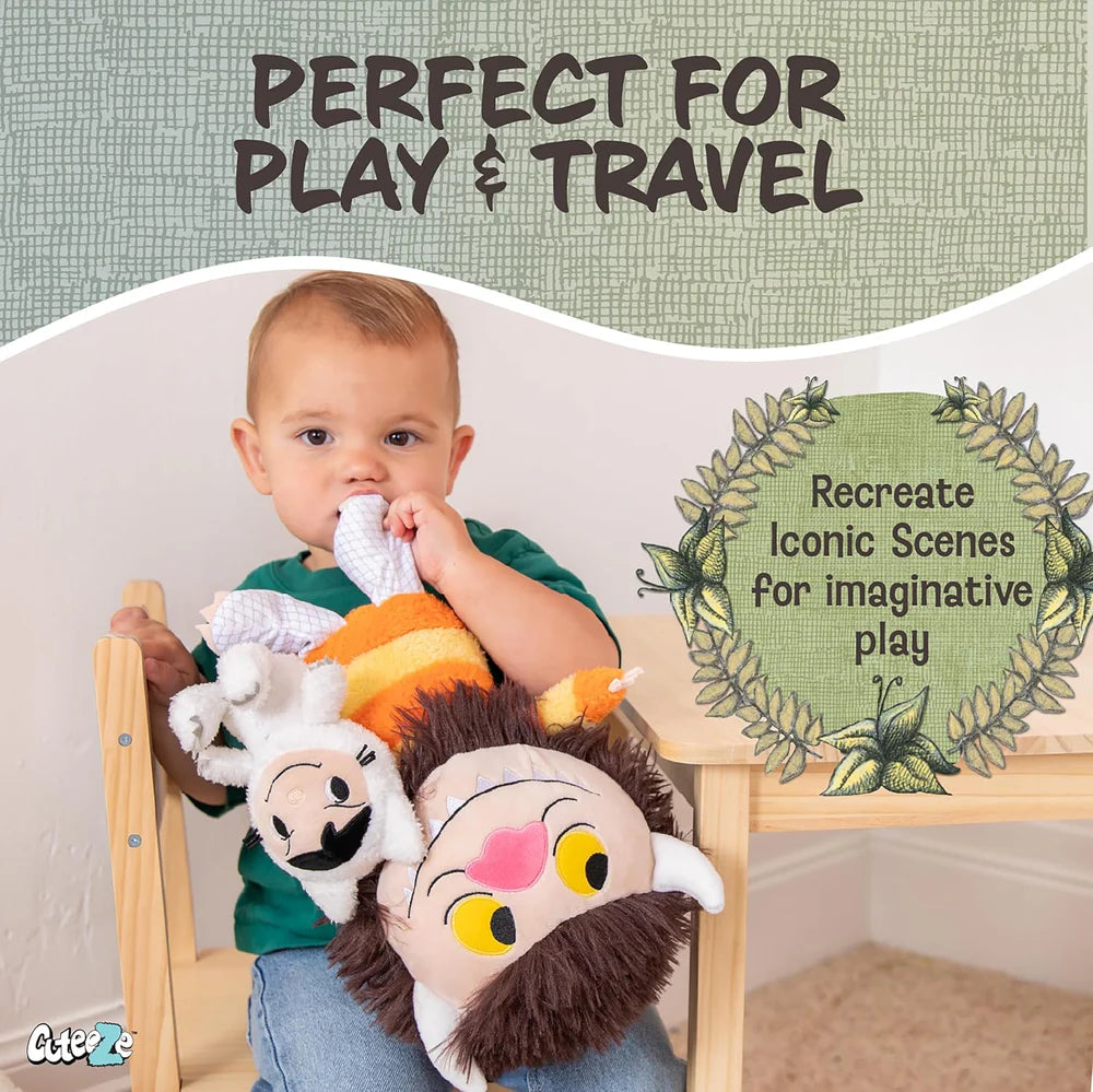 Where the Wild Things Are Moishe and Max Cuteeze Plush