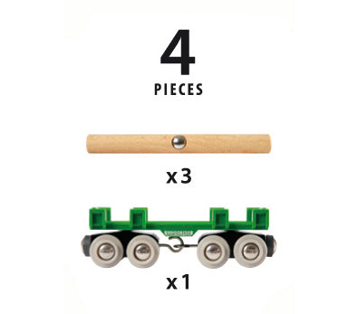 Brio Train Lumber Loading Wagon