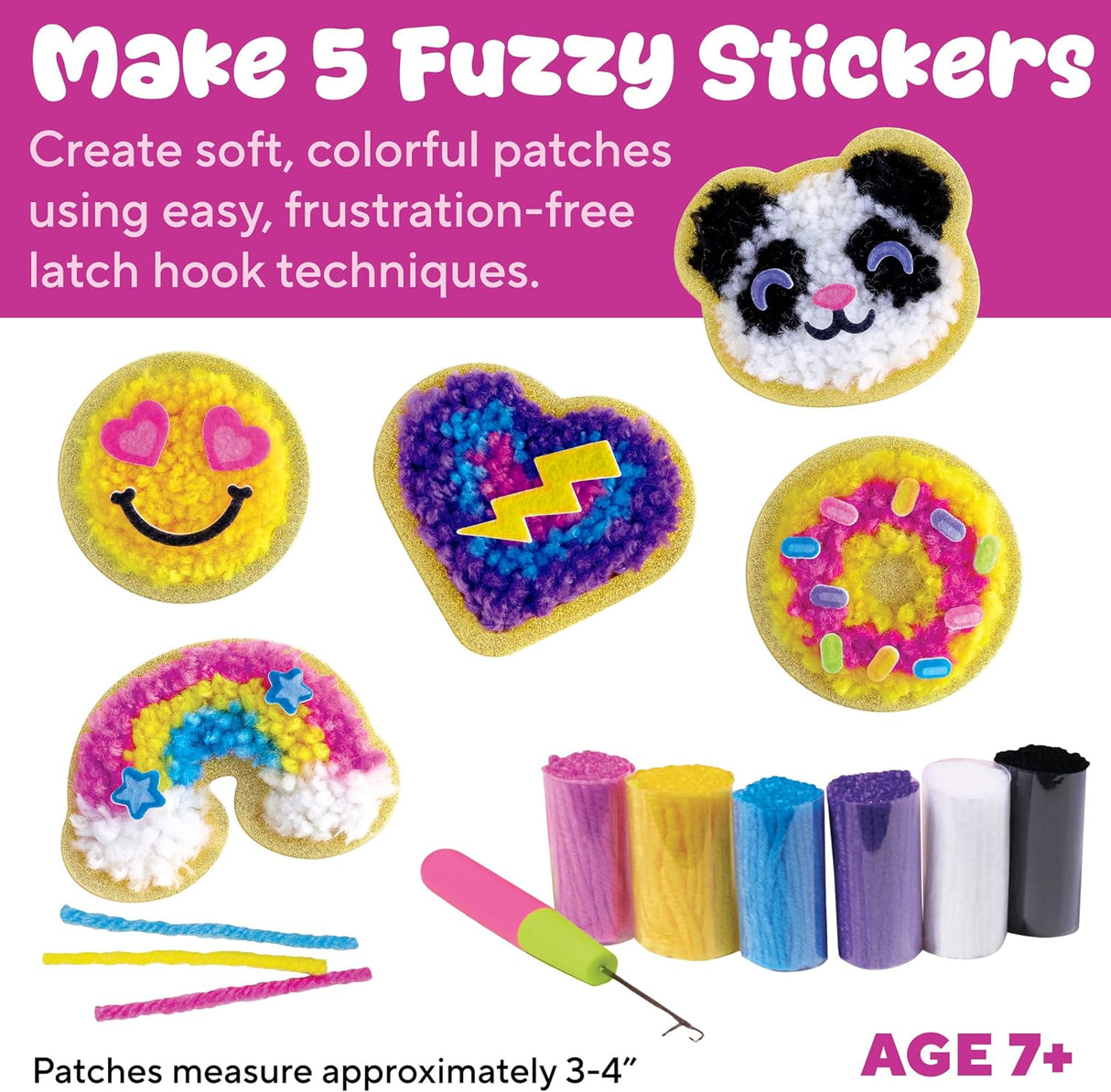 MYO Latch and Patch Fuzzy Stickers