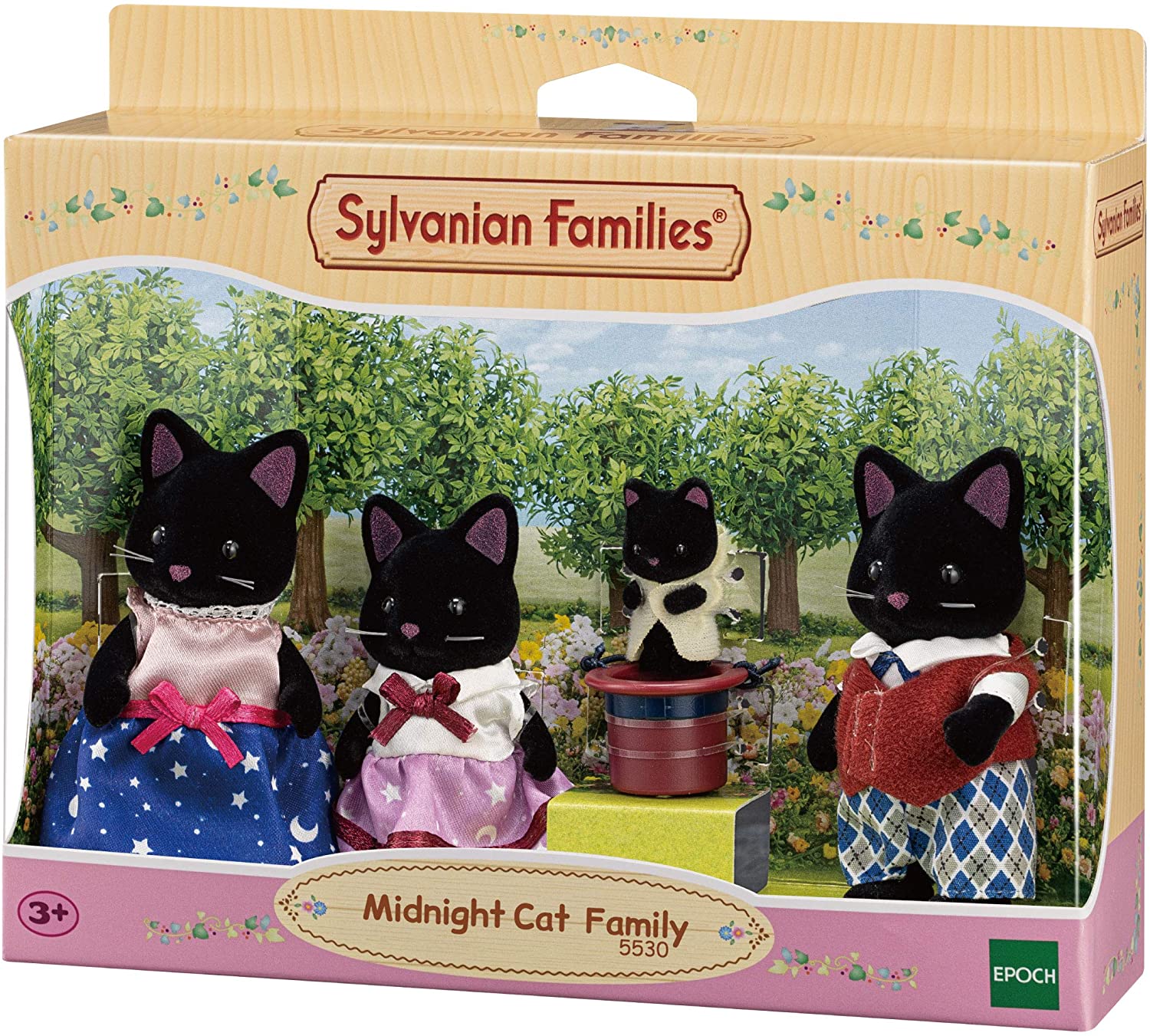 Calico Critters Midnight Cat Family - Toy Box Michigan