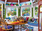 550 Pc Puzzler's Retreat Home Sweet Home