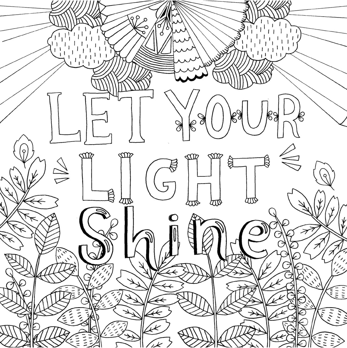 Adult Coloring Book Color Me Blessed