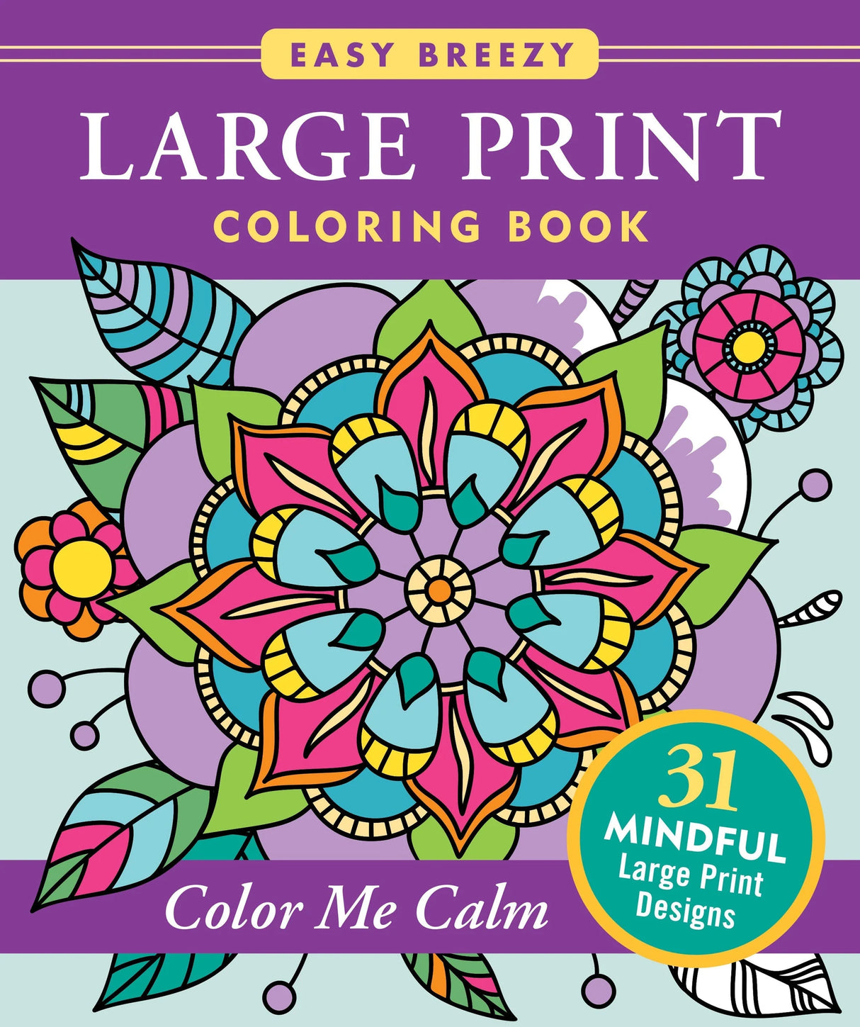 Easy Breezy Large Print Coloring Book
