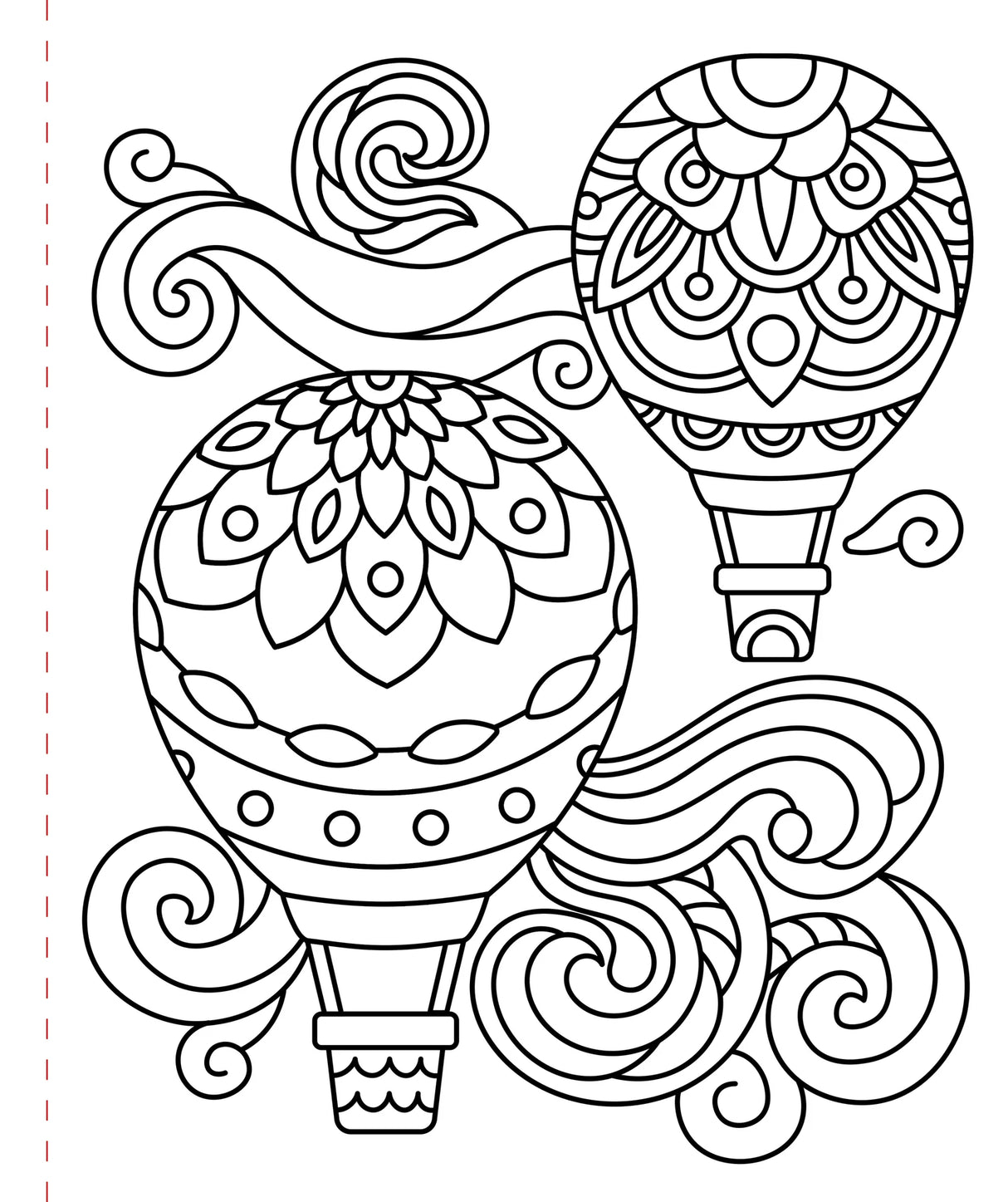 Coloring Book Large Print Stress Relief