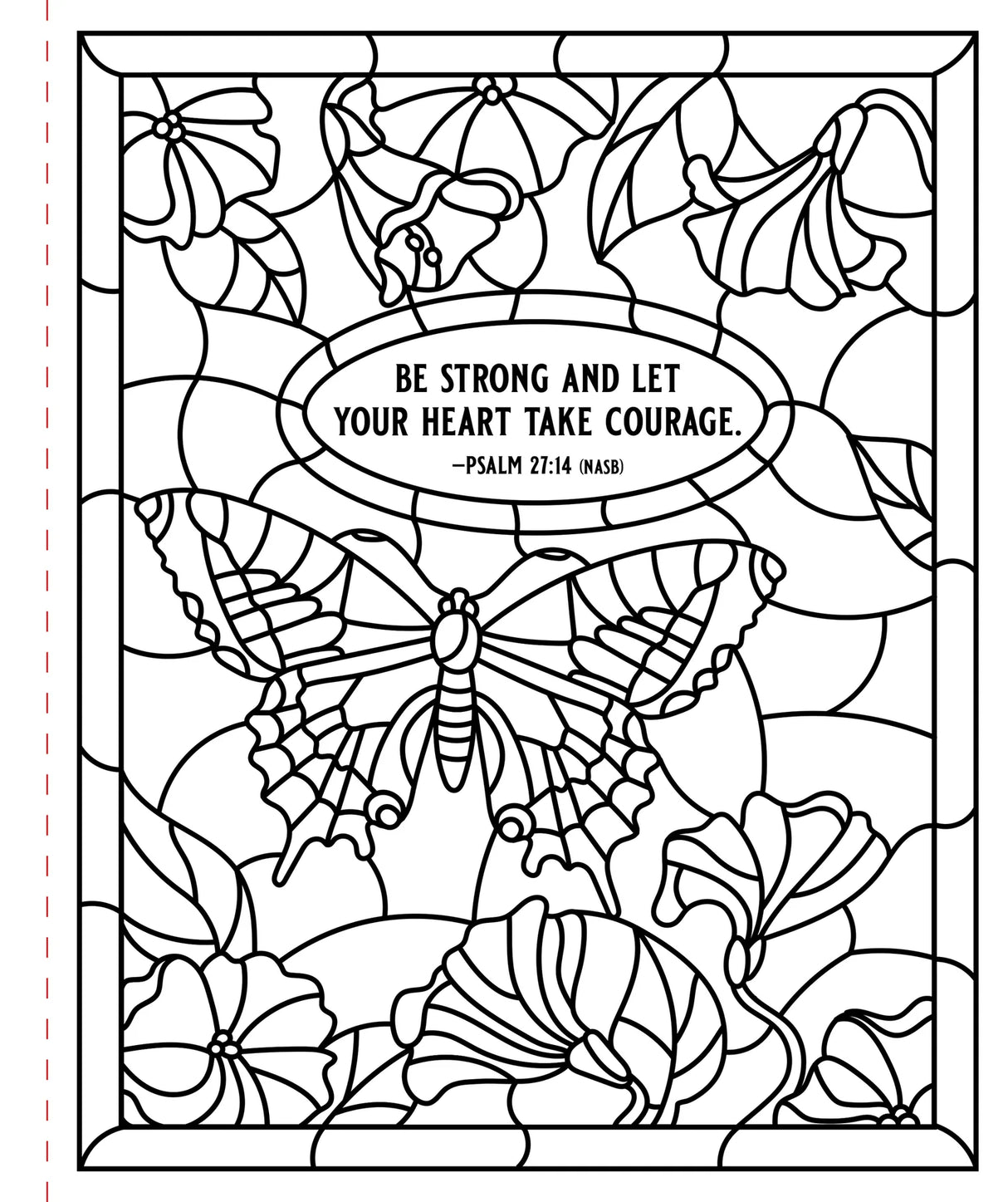 Coloring Book Large Print Psalms