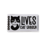 Nine Lives Cat Eraser