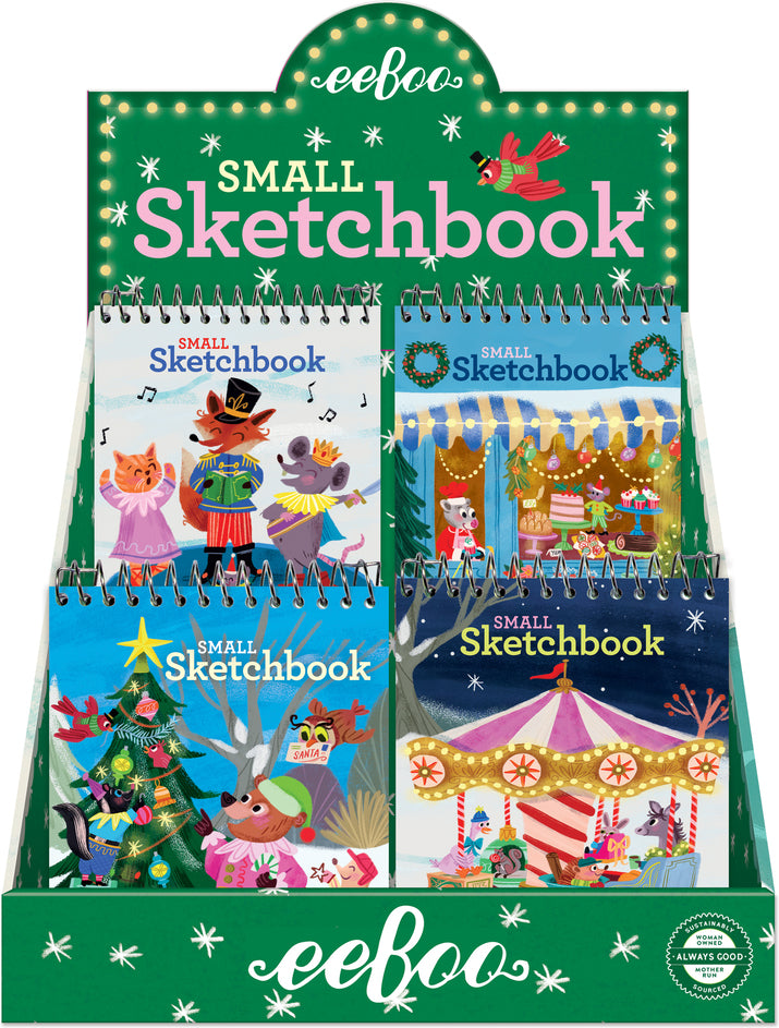 Christmas Village Small Sketchbook