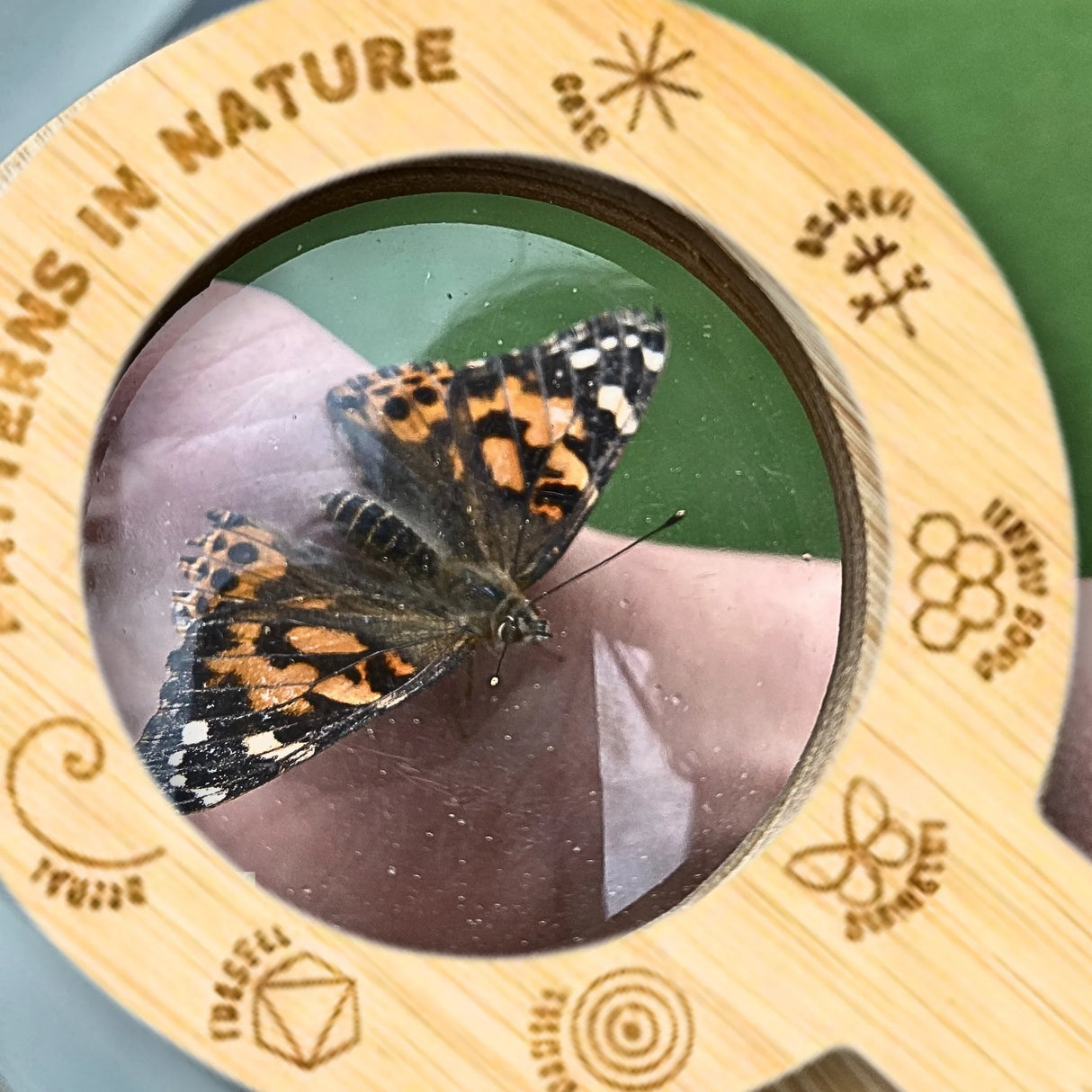 Eye Spy Glass Eco Bamboo 5x Magnifying Glass