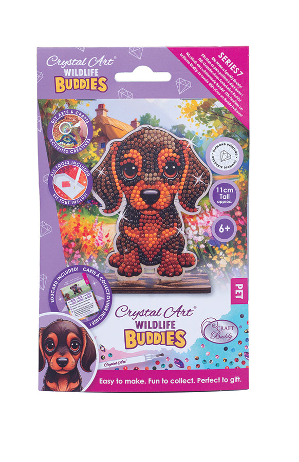 Crystal Art Wildllfe Buddies Puppy