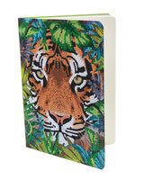 Crystal Art Notebook Kit Tiger in the Forest