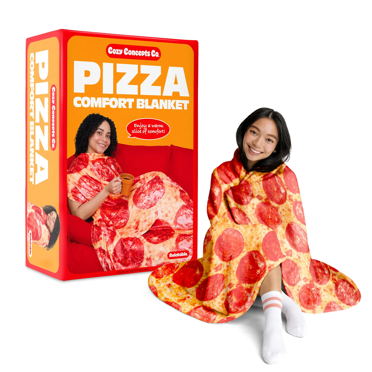 Cozy Concepts Pizza Blanket
