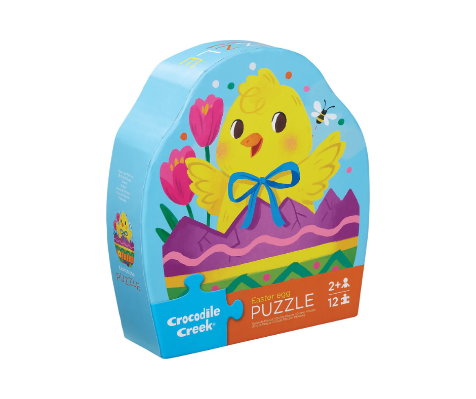12 Pc Shaped Box Puzzle Easter Eggs