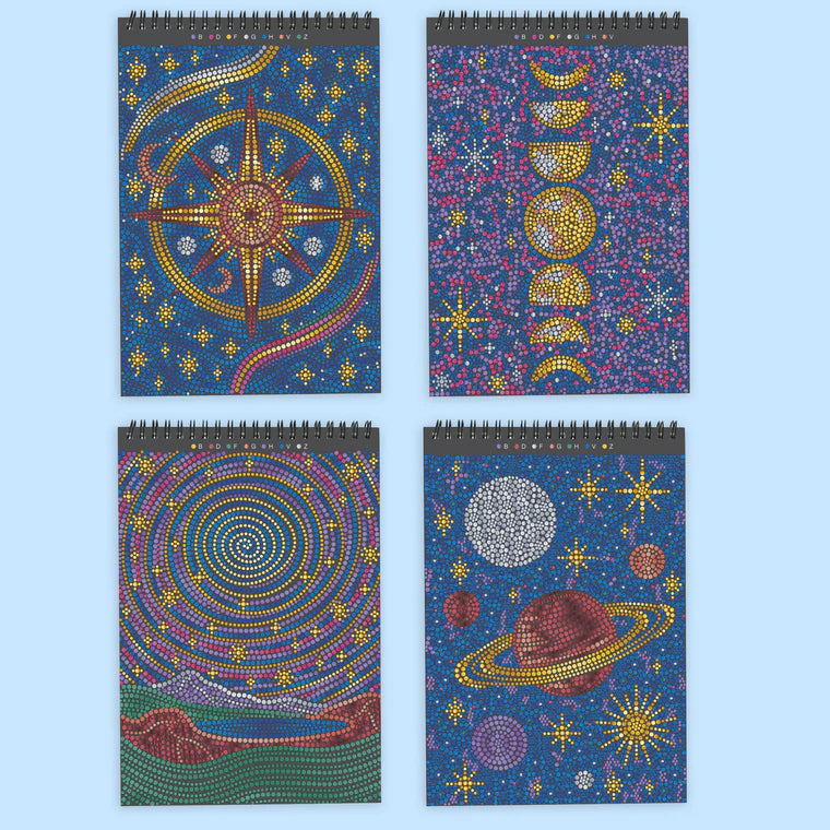 FlowArt Dot By Letter Into the Galaxy Mettalic Ink