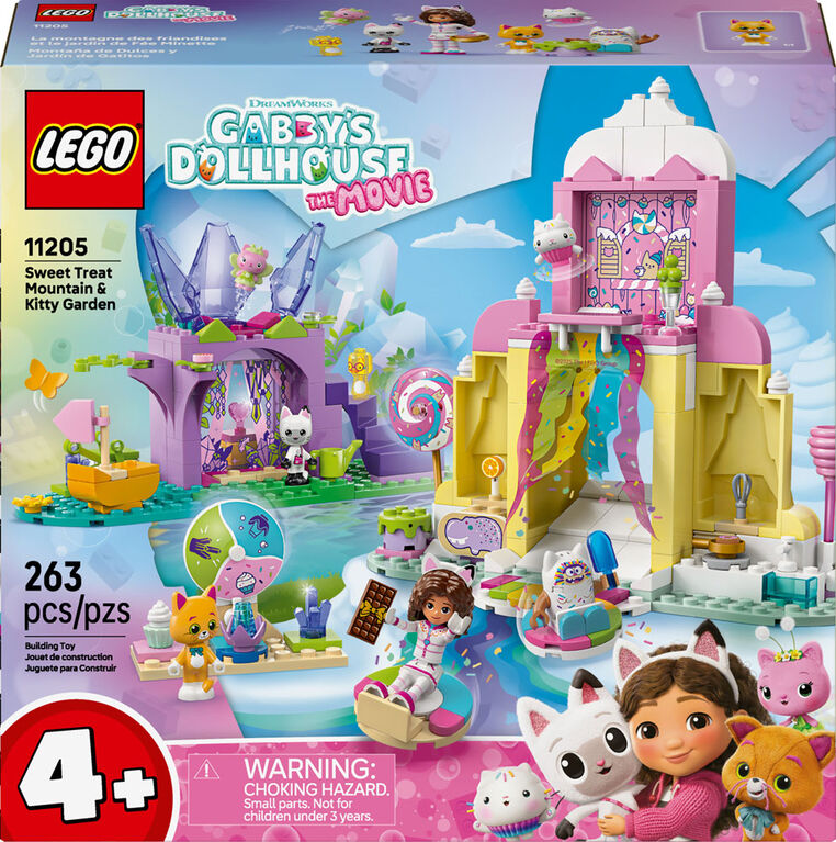 LEGO Gabby's Dollhouse the Movie: Sweet Treat Mountain & Kitty Garden