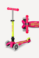 Mini Deluxe Foldable Neon LED Flamingo Yellow
