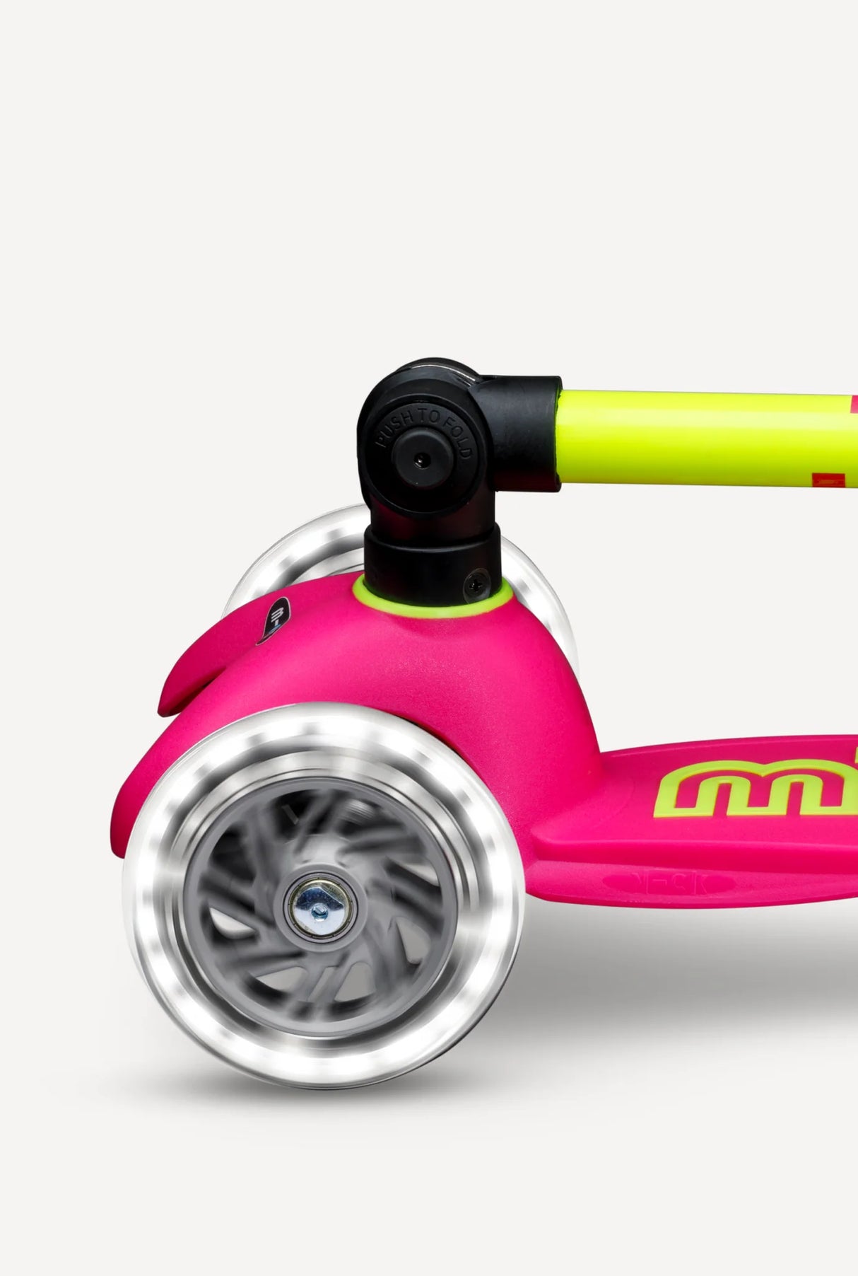 Mini Deluxe Foldable Neon LED Flamingo Yellow