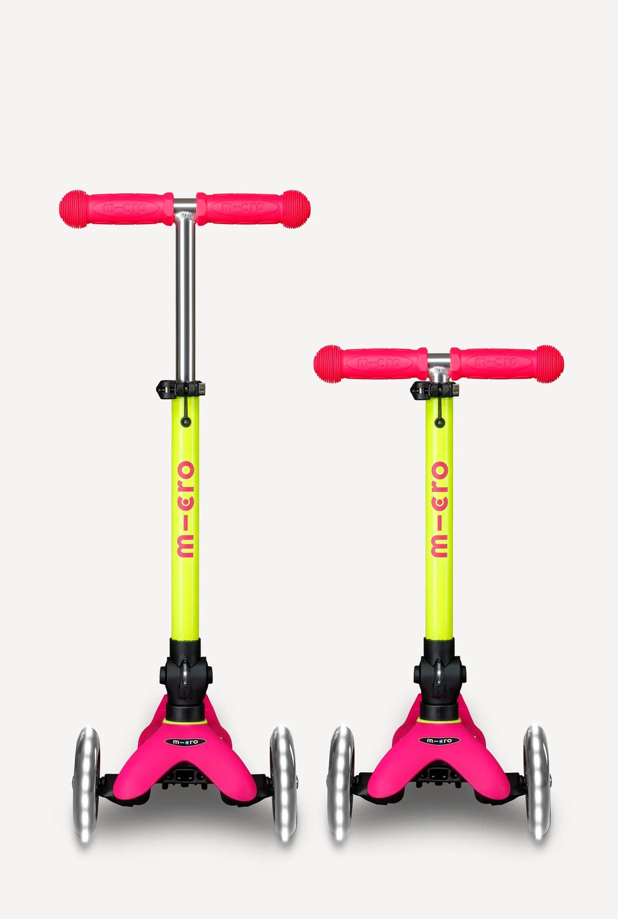 Mini Deluxe Foldable Neon LED Flamingo Yellow