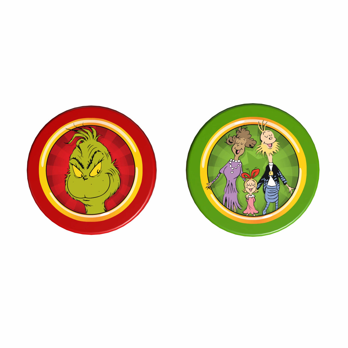 The Grinch Checkers and Tic Tac Toe