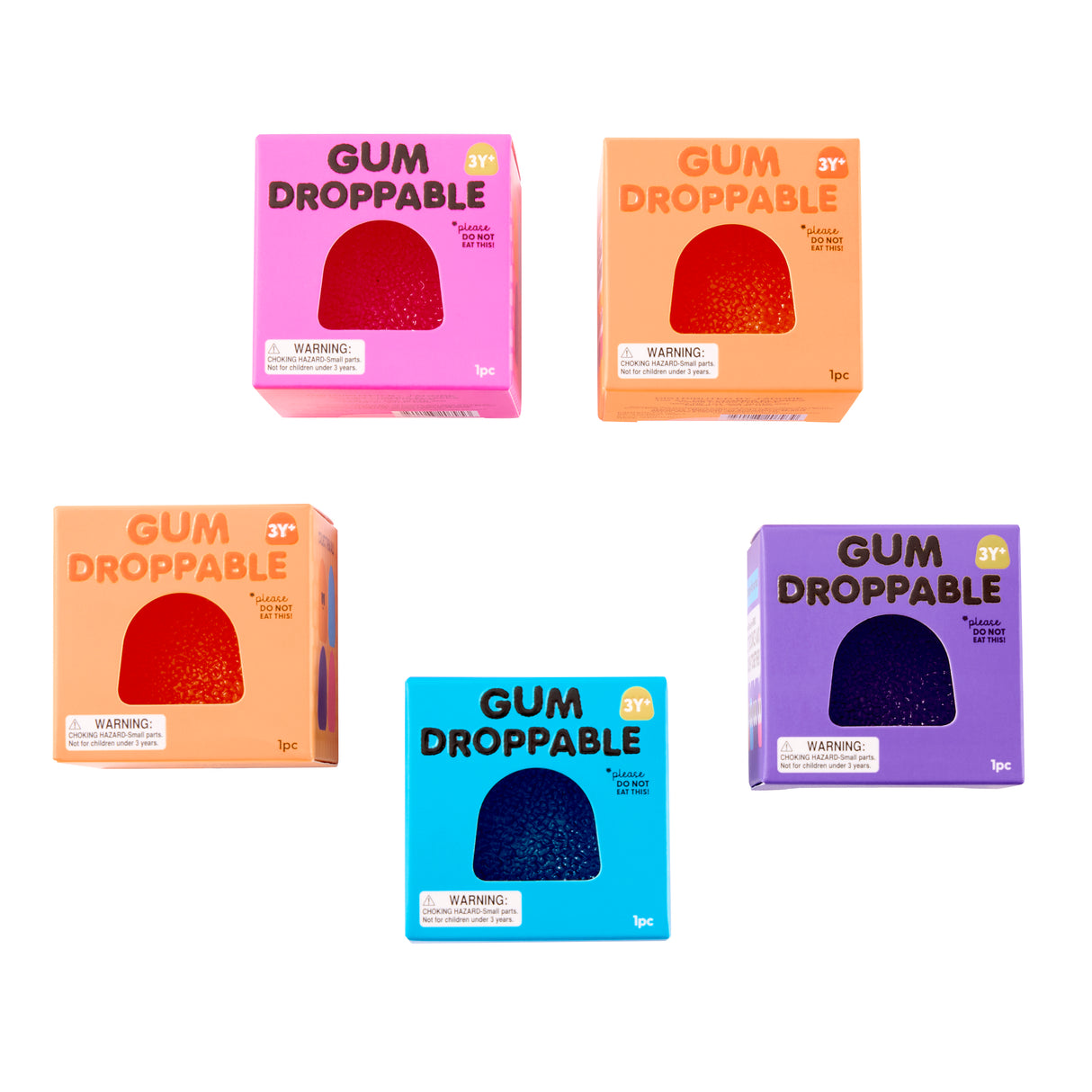 Gum Droppable Squishy Purple