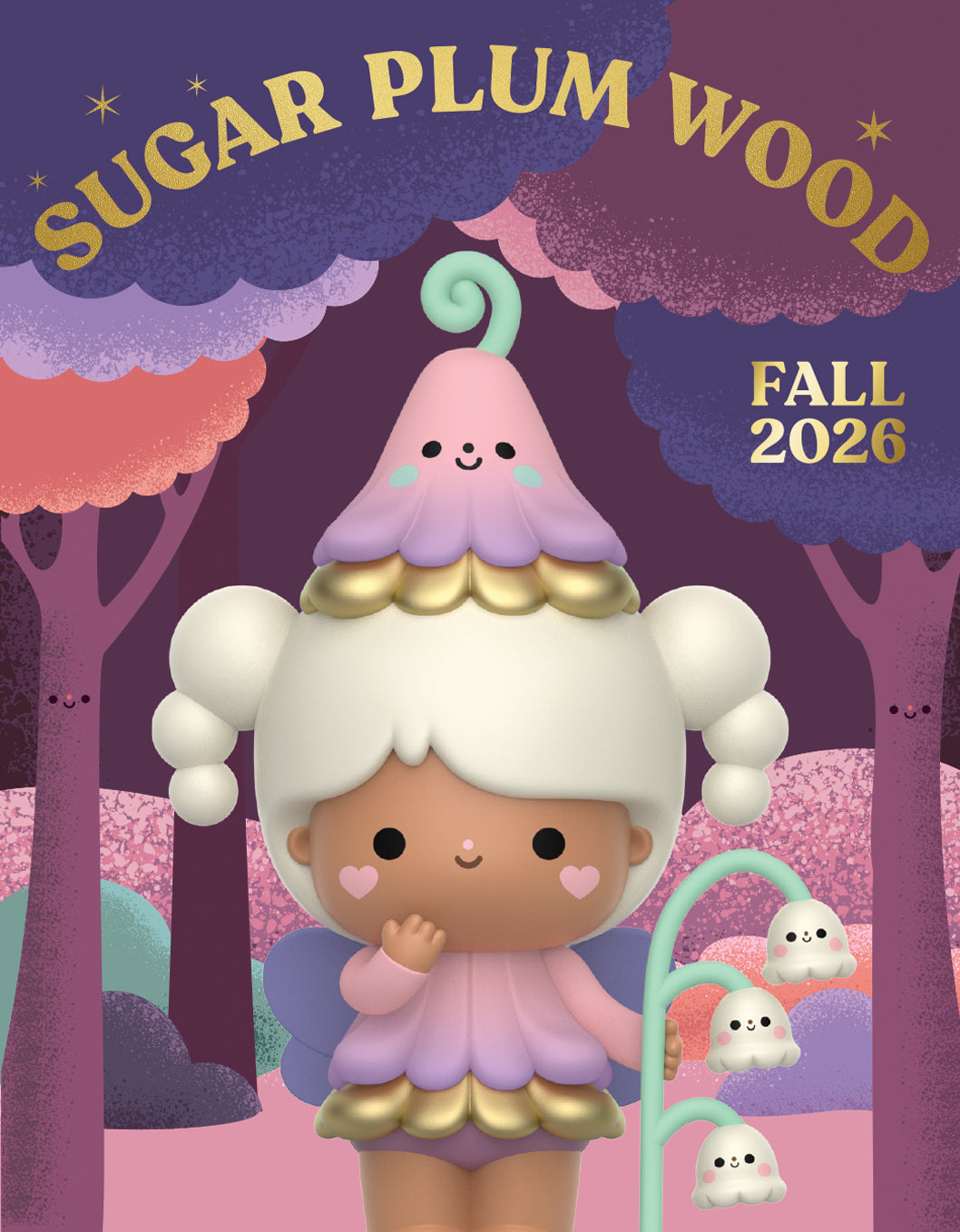Momiji Sugar Plum Wood Mysterly Message Dolls
