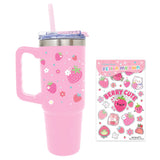 Stainless Steel Tumbler Strawberry
