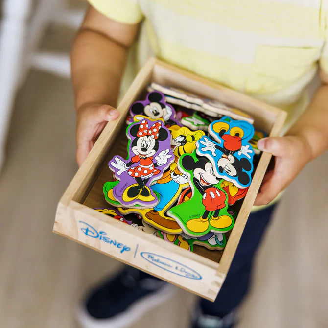 Disney Mickey and Friends Wooden Magnets 20 pc