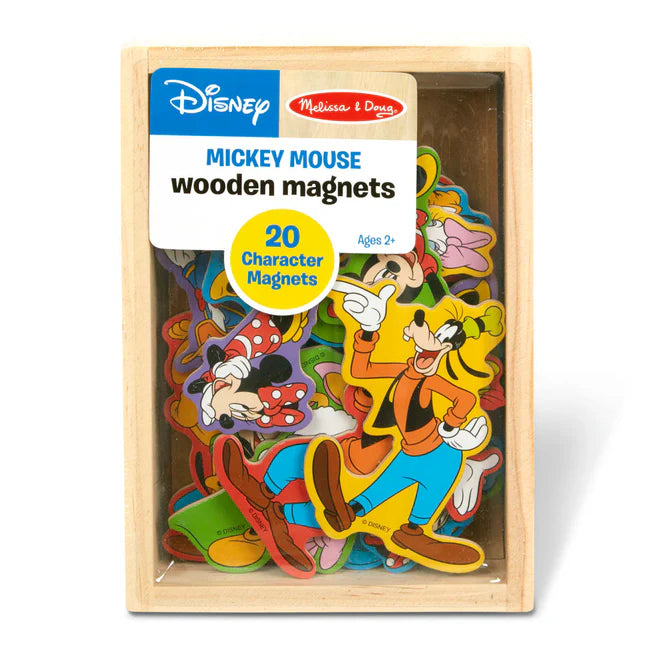 Disney Mickey and Friends Wooden Magnets 20 pc