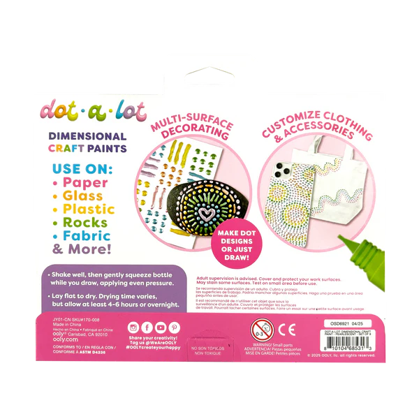 Dot A Lot Dimensional Craft Paint Pearlescent