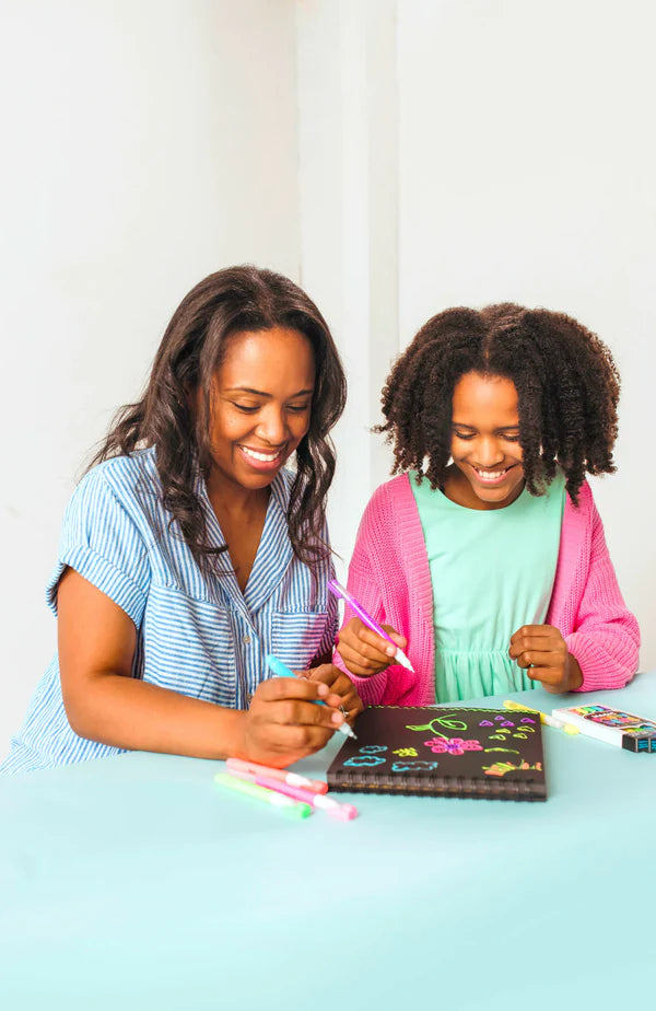 Magic Puffy Neon Pens Set of 6