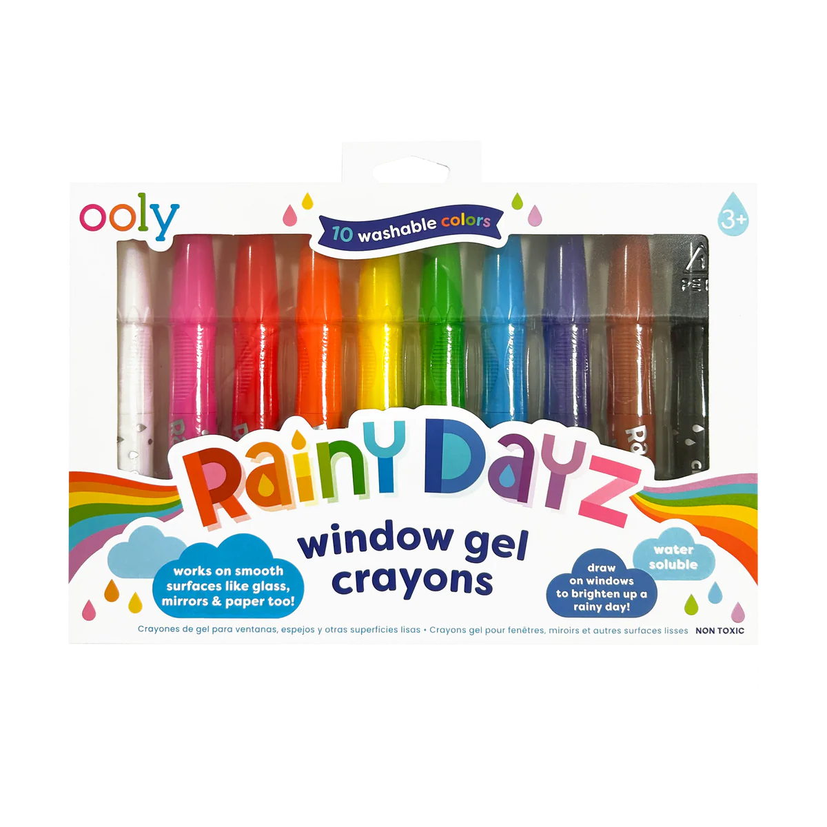 Rainy Dayz Window Gel Crayons