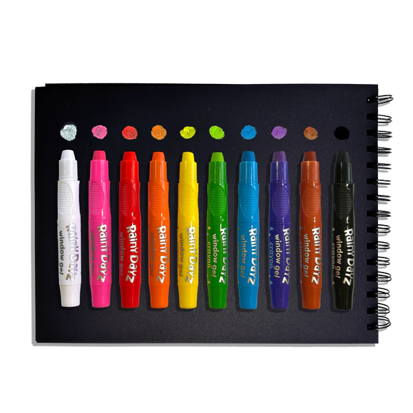 Rainy Dayz Window Gel Crayons