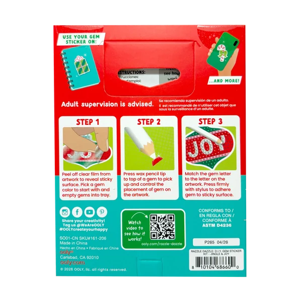 Mini Razzle Dazzle DIY Gem Set Jingle and Joy