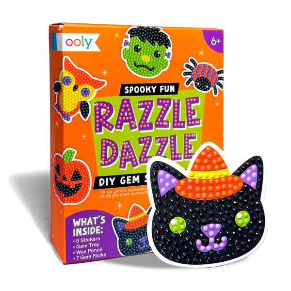 Mini Razzle Dazzle Gem Sticker Kit Spooky Fun
