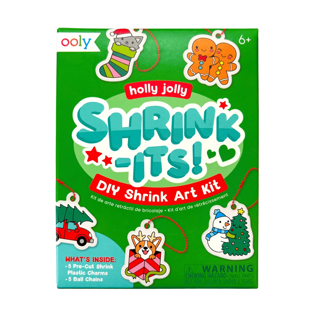 Mini Shrink Its DIY Shrink Art Holly Jolly