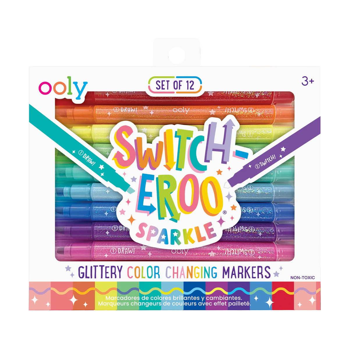 Switcheroo Sparkle Glittery Color Changing Markers