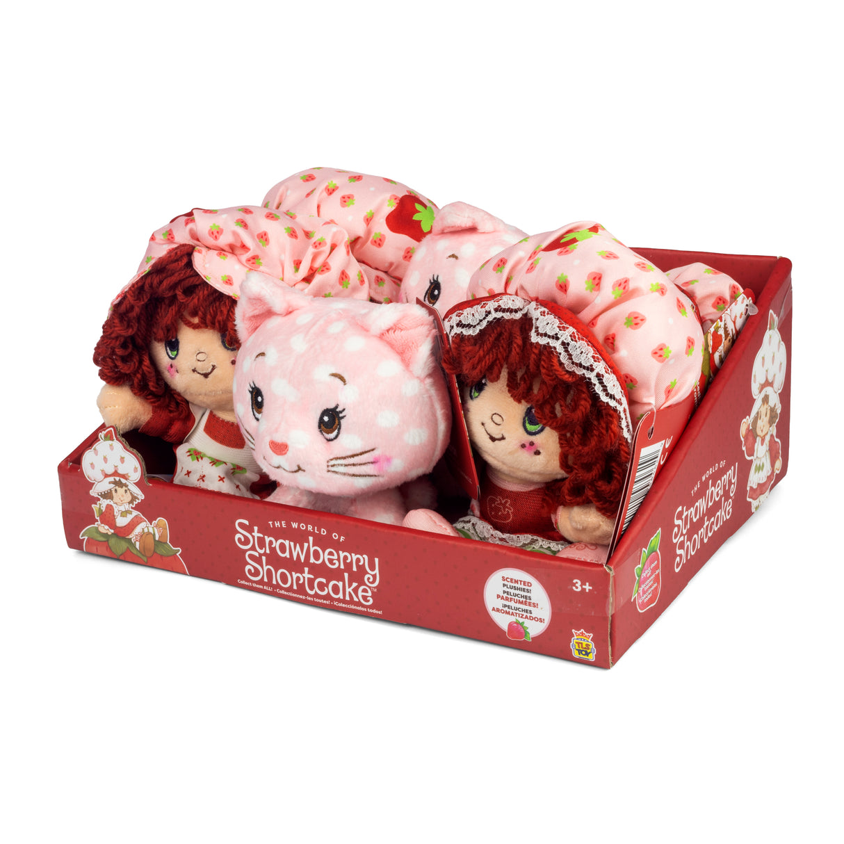 Strawberry Shortcake Plush Cat Custard