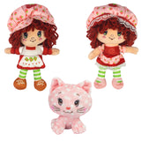 Strawberry Shortcake Plush Cat Custard