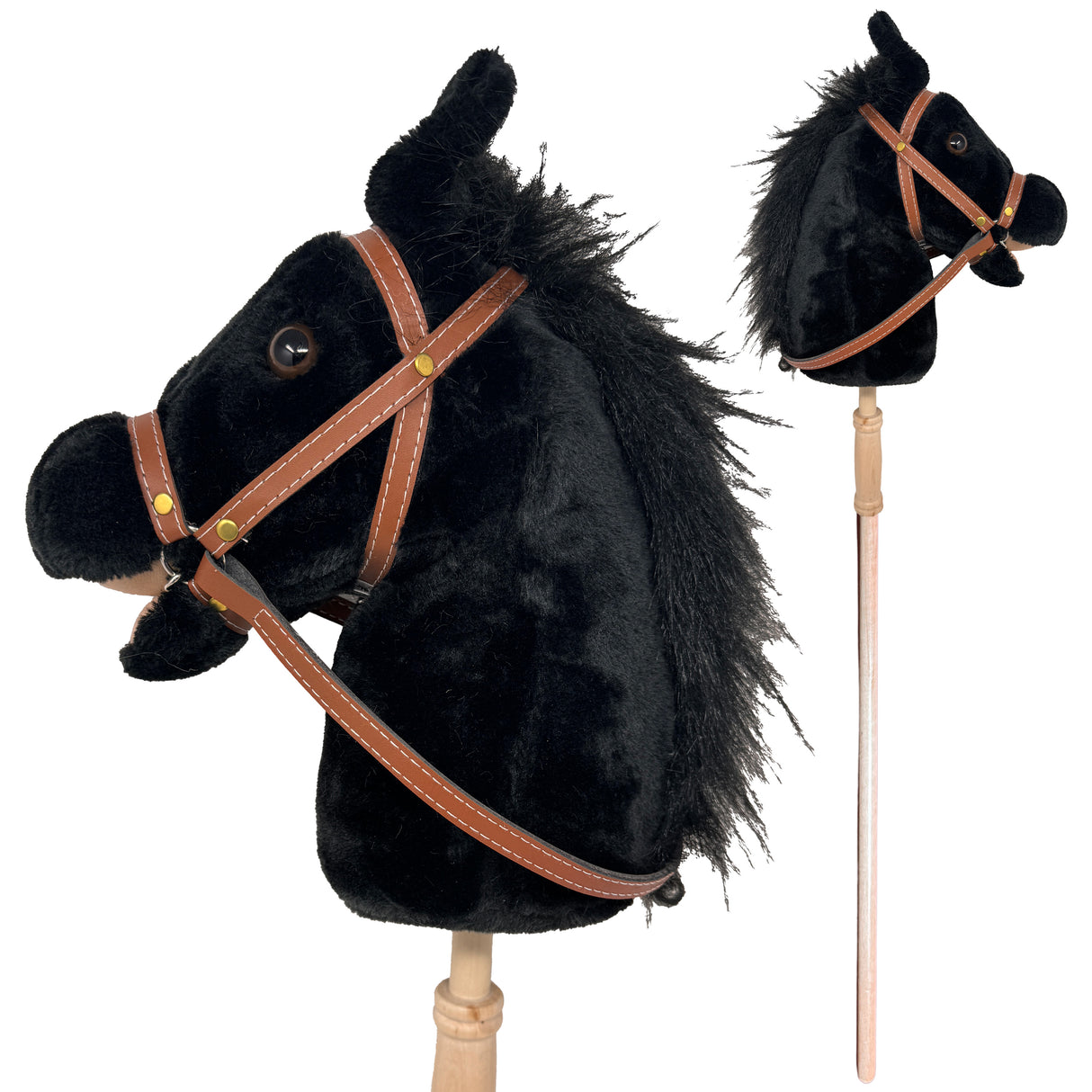 Playful MInds Stick Pony Midnight Black