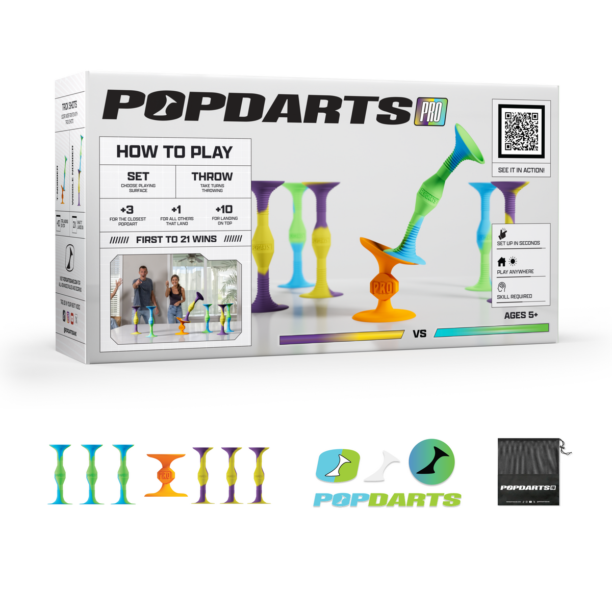 Popdarts Pro Bleen and Yurple